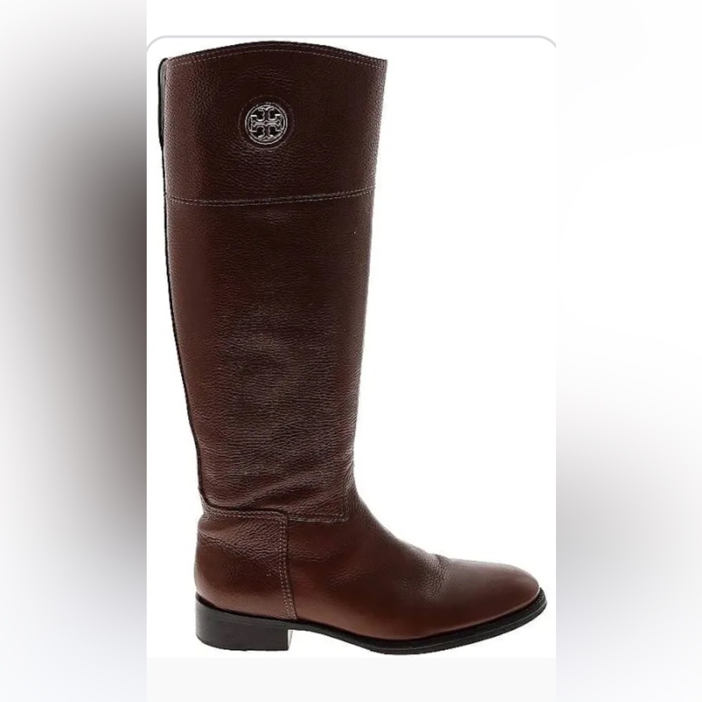 Brown tall riding boots Tory Burch 8.5, good condition